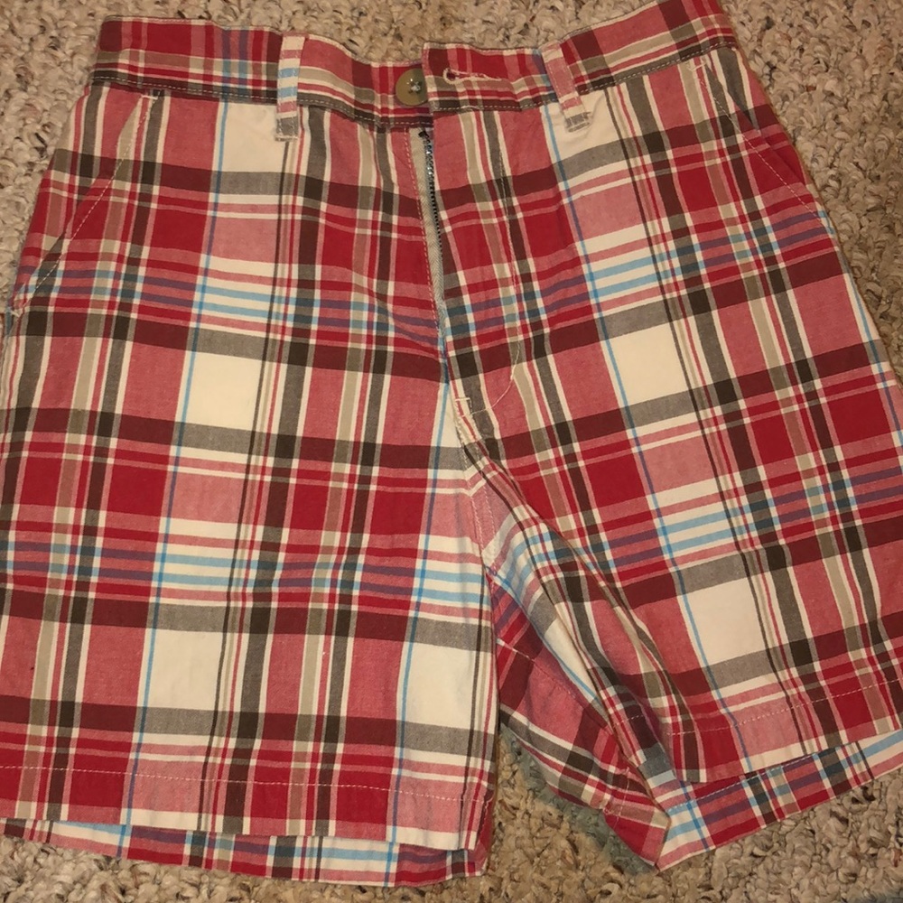 Plaid boys shorts